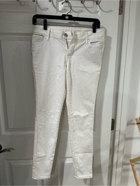 Old Navy White Rockstar Jeans